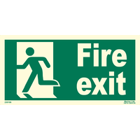 Emergency Fire Exit Direction Left 230106
 330106