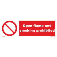 Open Flame And Smoking Prohibited 230243