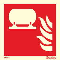 Fixed fire extinguishing installation 146116 FES009 336116