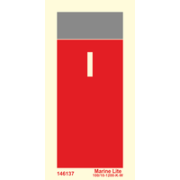 Supplementary Sign Identifying Extinguishing Media : inergen 146134 336134