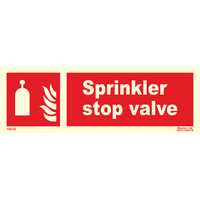 Sprinkler stop valve 146152
