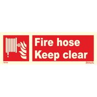 Fire Hose Keep Clear 146166 336166