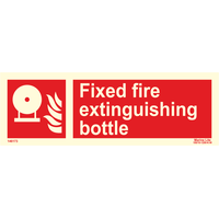 Supplementary Sign : Fixed fire extinguishing bottle 146173