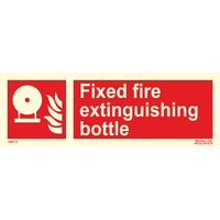 Supplementary Sign : Fixed fire extinguishing bottle 146173 146181