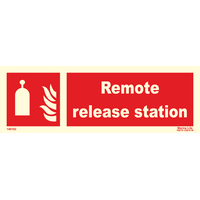 Supplementary Sign : Remote release station 146182 336182