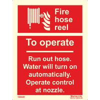 Fire Hose Reel Operation Instructions 146440
 336440