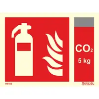 Fire Extinguisher + CO2 5kg 146452