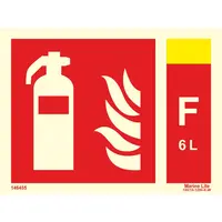 Fire Extinguisher + Foam 6L 146455 336455
