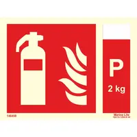 Fire Extinguisher + Powder 2kg 146458 336458