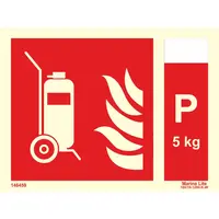 Fire Extinguisher + Powder 5kg 146459 336459