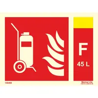 Wheeled Fire Extinguisher + Foam 45L 146468 336468