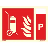 Wheeled Fire Extinguisher + Powder 146470 336470