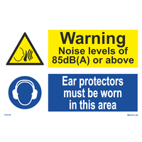 Caution High Noise Levels / Wear Ear Protection 173118 333118
