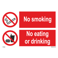 No Smoking, No Eating Or Drinking 178525 338525