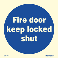 Fire door keep locked shut 195807 335807