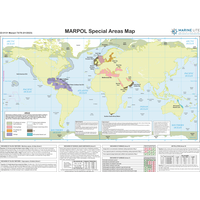 MARPOL 73/78 Special Areas Map Edition 17 22-0131 (LP)