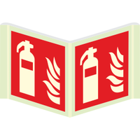Fire Extinguisher (Panoramic Fire Sign) 146501