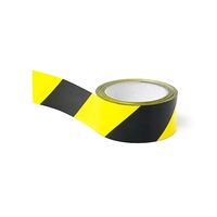 Floor Fluorescent Adhesive Tape 50mm x 33m - Yellow/Black 12-0106