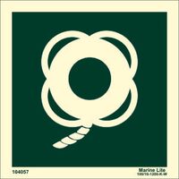 Lifebuoy with line and light w/out text 104082 LSS008 334082