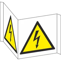 Warning: Electricity/Electrical Hazard (Panoramic Warning Sign) 12-37208