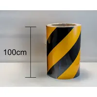 Hazard Warning Tiger Tape 1000mm x 10 meters 121194