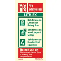 Electrical Vehicle Fire Extinguisher 14-0493