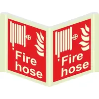 Fire Hose Reel with text (Panoramic Fire Sign) 146504