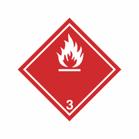 Hazard Class 3 Flammable Liquid 172296 332296