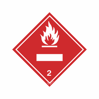 Class 2.1, Flammable Gas With Panel For UN Number 172254 332254