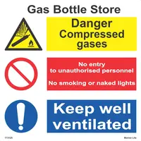 Gas bottle store 173125 333125 Marine Lite Printing