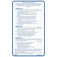 Safety Check List 230311 330311 impa sign escape