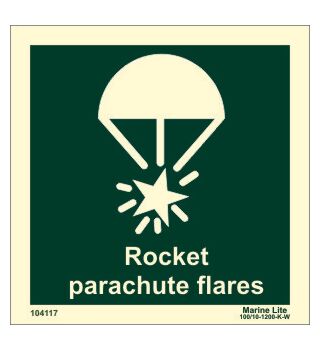 Rocket parachute flares 104117 LSS014 334117