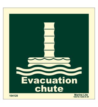 Evacuation chute 104120 LSS020 334120 IMPA