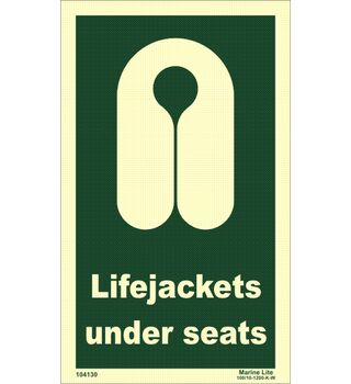 Lifejackets Under Seats 104130 334130