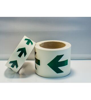 Way Finding Arrow Tape 40 80mm x 10m 122024 12202