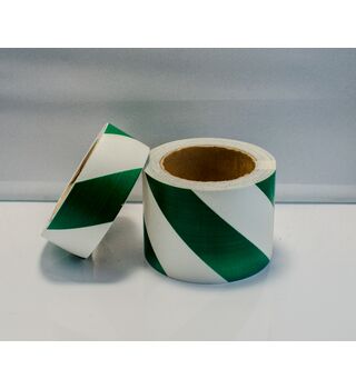 Green Diagonal Tape 122034 122038 40mm │ 80mm x 10m