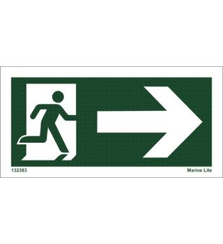 LLL sign running man plus arrow right 132383