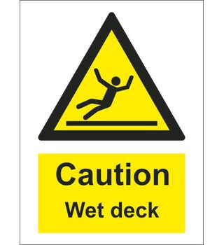 Caution wet deck 187573
337573