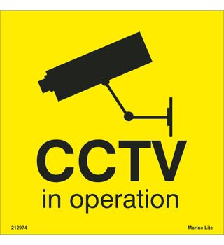 CCTV in operation sign 212974 IMPA 332896