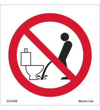 Do Not Urinate On Floor  23-0159