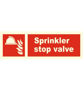 Sprinkler stop valve 146152