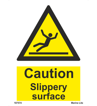 Caution Slippery Surface 187574 337574