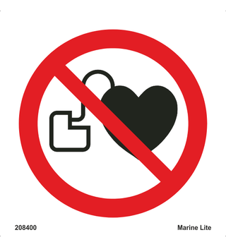 No Access For People With Active Implanted Cardiac Devices 208400 PSS007