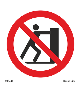 No Pushing 208407 PSS014
