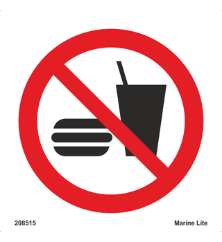 No Eating Or Drinking 208515 PSS019