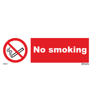 No smoking 208530 PSS002