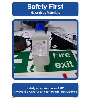 Safety First "Hazardous Materials" 221703
 331703
