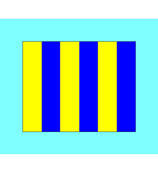 Alphabetical Flag G "GOLF" 37-1517