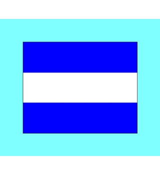 Alphabetical Flag J "JULIET" 37-1520
