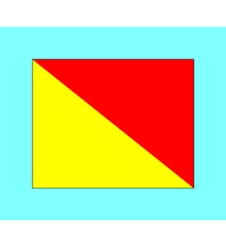 Alphabetical Flag O "OSCAR" 371525